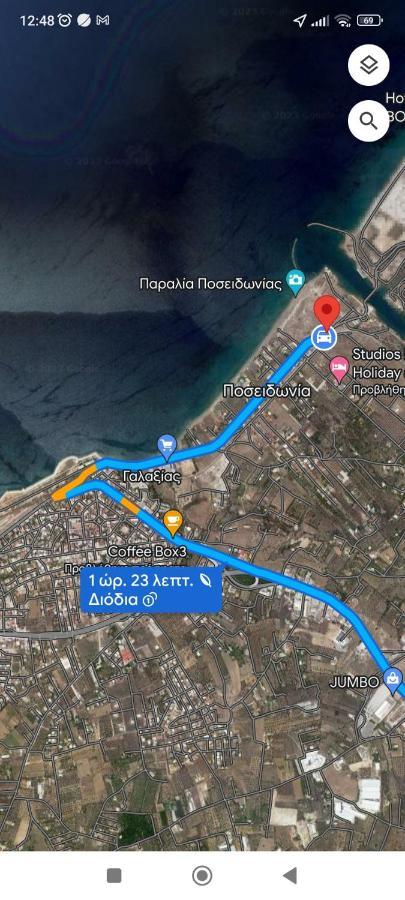 Studios Poseidonia Apartments 50 & 70 Sqm With Sea View Corinthe Extérieur photo