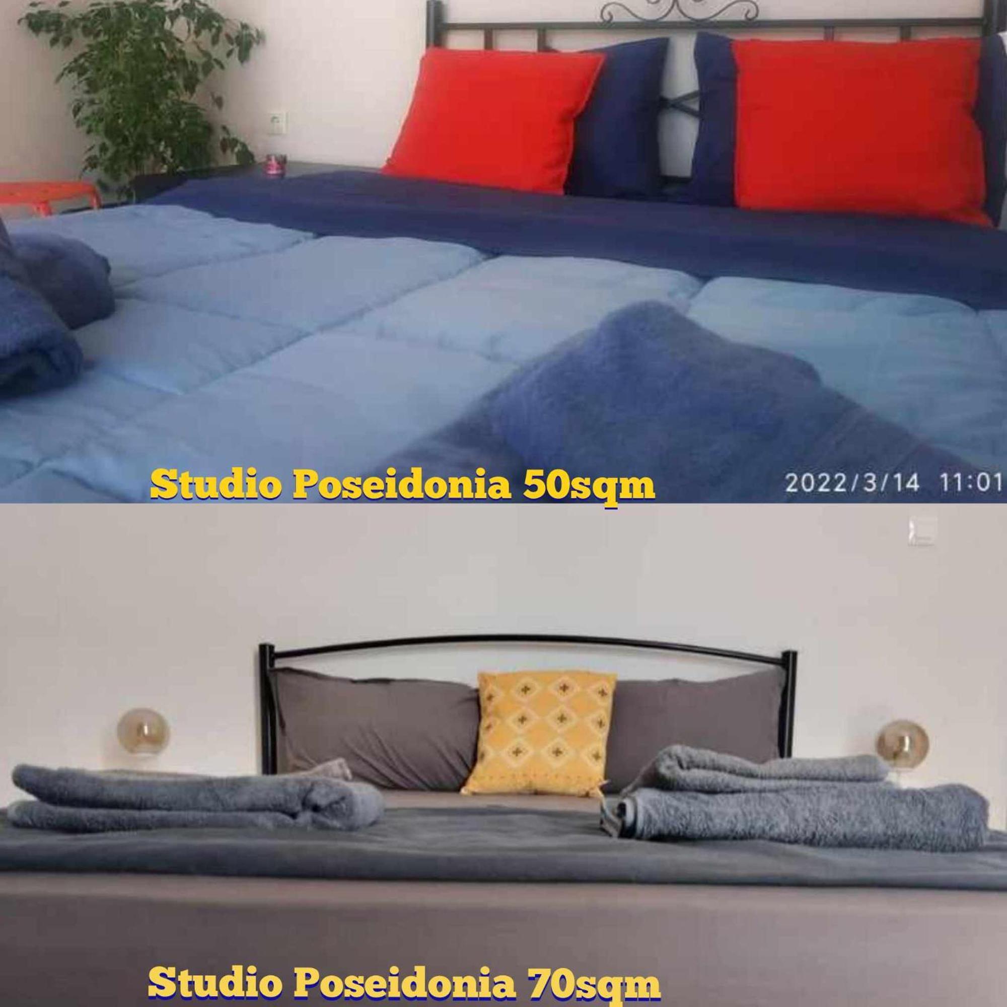 Studios Poseidonia Apartments 50 & 70 Sqm With Sea View Corinthe Extérieur photo