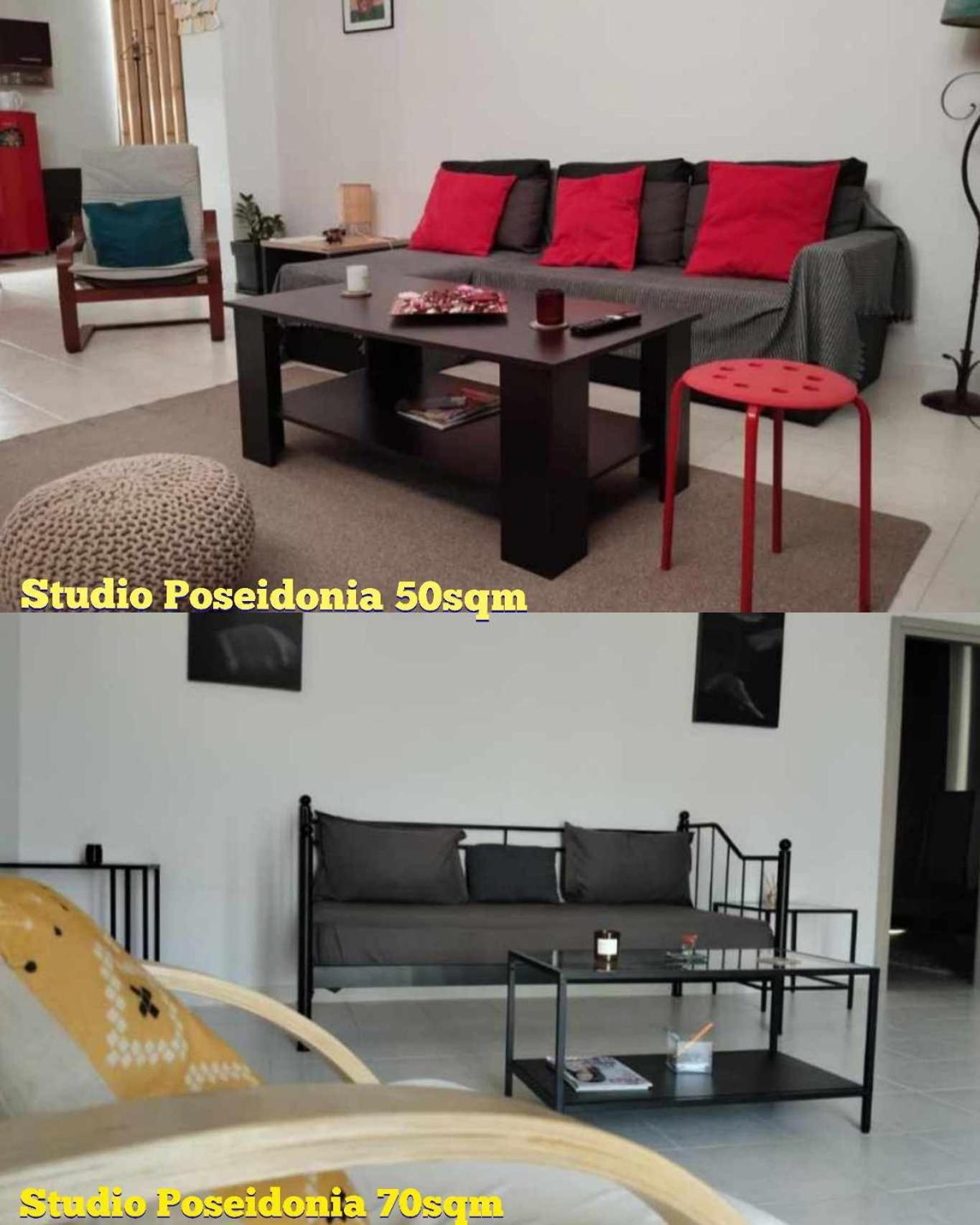 Studios Poseidonia Apartments 50 & 70 Sqm With Sea View Corinthe Extérieur photo